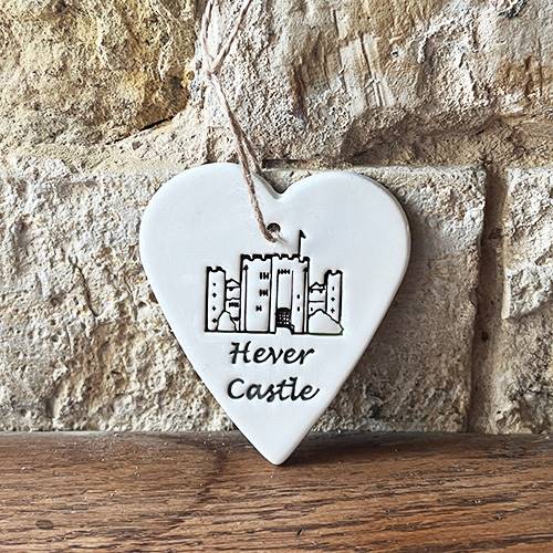 Hever Castle Ceramic Heart